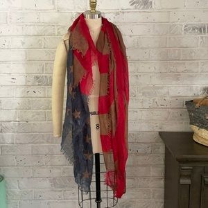 Free People American Flag Scarf